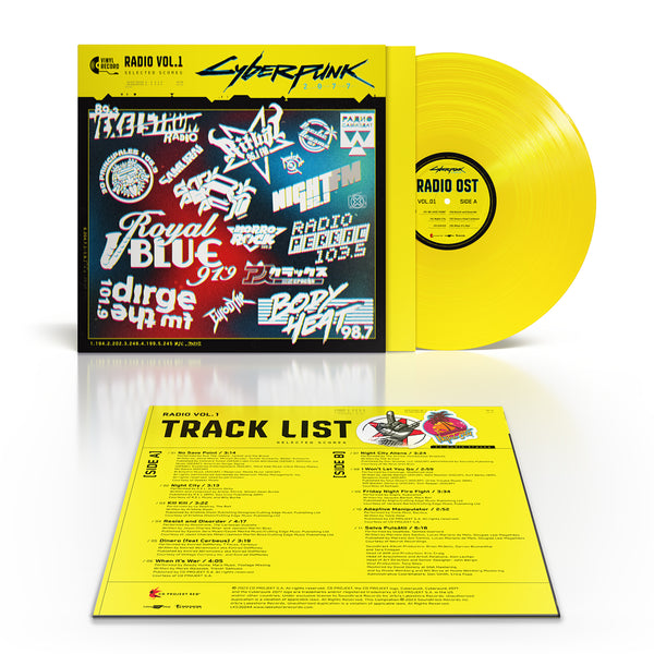 Cyberpunk 2077 Night City Radio Volume 1 - 'Opaque Yellow Vinyl' - Various Artists