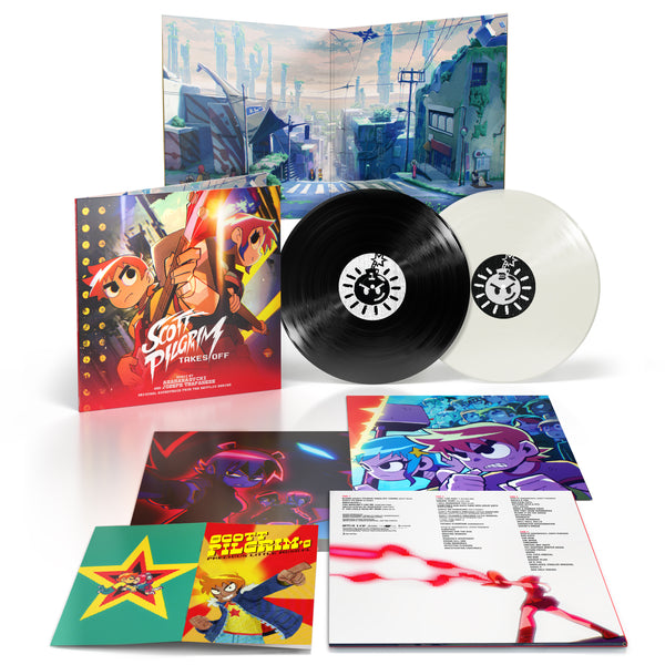 Scott Pilgrim Takes Off (Original Soundtrack From The Netflix Series) - 2 x LP 'Black Vinyl & White Vinyl' - Anamanaguchi and Joseph Trapanese