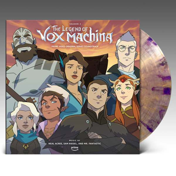 The Legend Of Vox Machina Season 2 (Prime Video Series Soundtrack) '2 x Purple & Gold Colored Vinyl' - Neal Acree, Sam Riegel & Mr. Fantastic