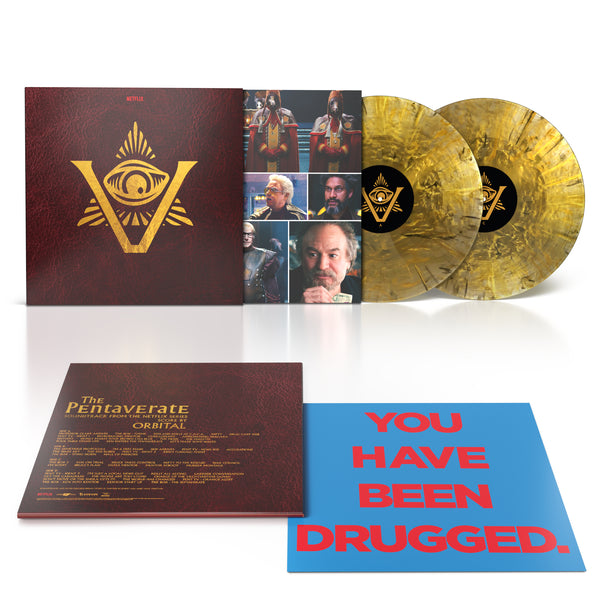 The Pentaverate (Soundtrack From The Netflix Series) - 2 x 'Metallic Gold W /Black Smoke' Vinyl - Orbital