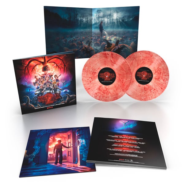 Stranger Things 2  'Telekinetic Red Swirl' Vinyl - Kyle Dixon & Michael Stein