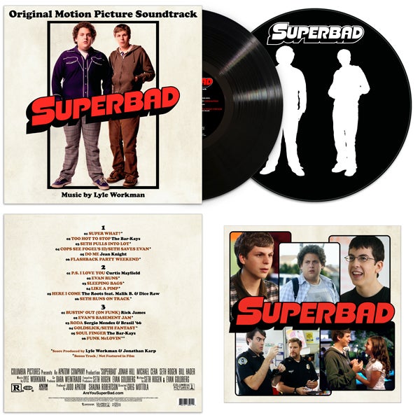 Superbad (Original Motion Picture Soundtrack) 'Black Vinyl' - Lyle Workman // Various