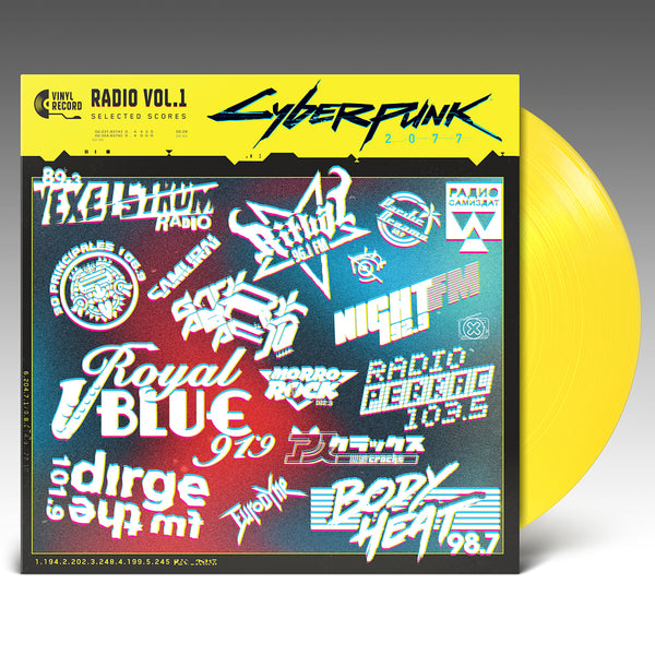 Cyberpunk 2077 Night City Radio Volume 1 - 'Opaque Yellow Vinyl' - Various Artists