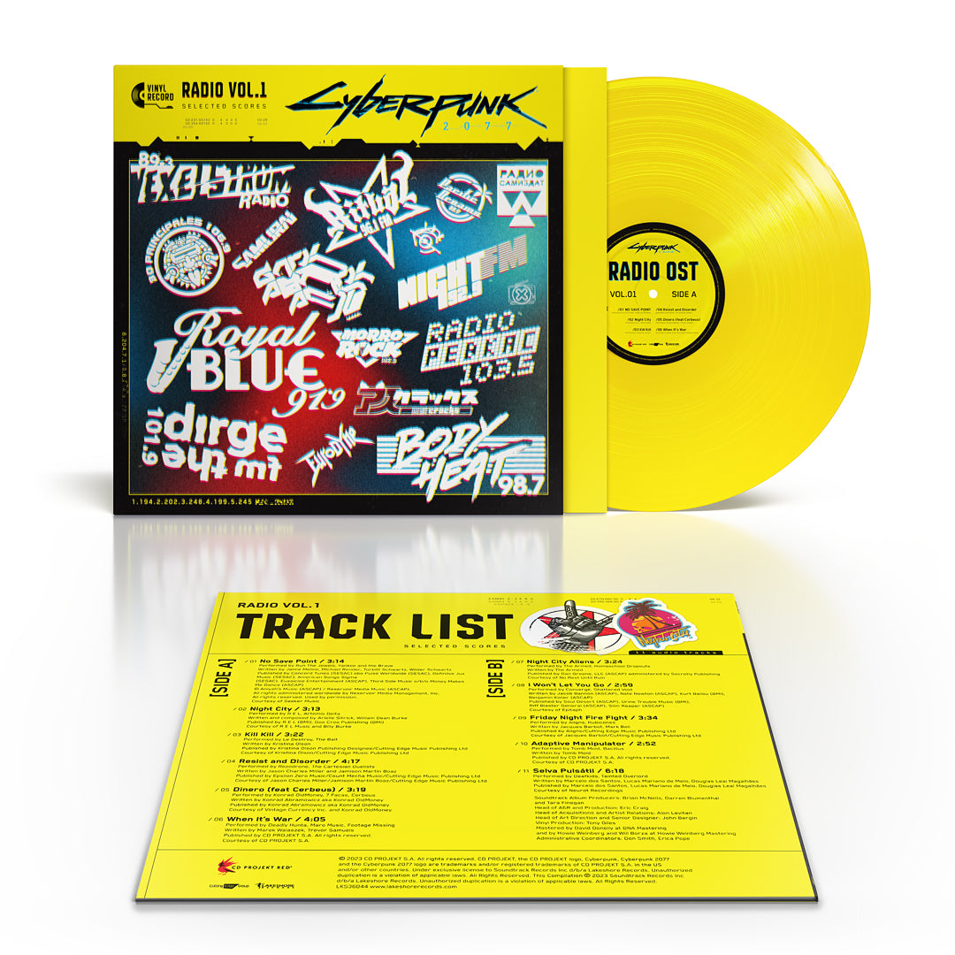 Cyberpunk 2077 Night City Radio Volume 1 - 'Opaque Yellow Vinyl
