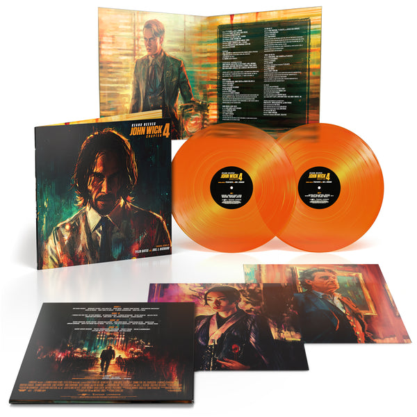 John Wick Chapter 4 - 'Transparent Orange Vinyl' - Tyler Bates & Joel J. Richard