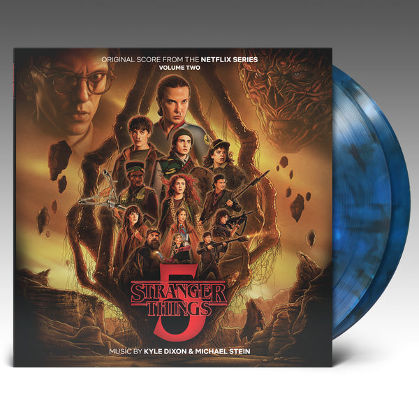 Stranger Things 5 (Original Score From The Netflix Series) Volume 2 - 2 x “Upside Down” Blue Smoke Colored Vinyl