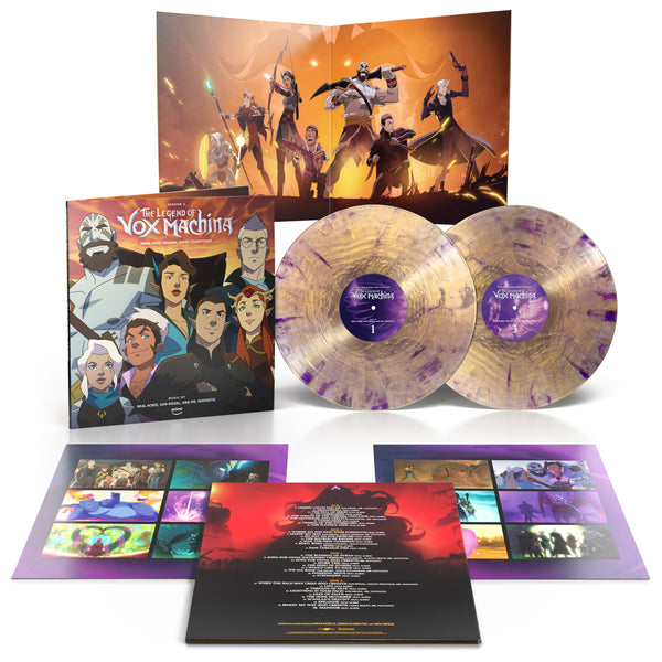 The Legend Of Vox Machina Season 2 (Prime Video Series Soundtrack) '2 x Purple & Gold Colored Vinyl' - Neal Acree, Sam Riegel & Mr. Fantastic
