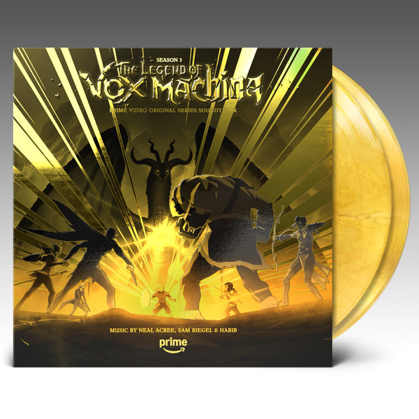 The Legend Of Vox Machina Season 3 (Prime Video Series Soundtrack) '2 x Metallic Gold Colored Vinyl' - Neal Acree, Sam Riegel & Mr. Fantastic