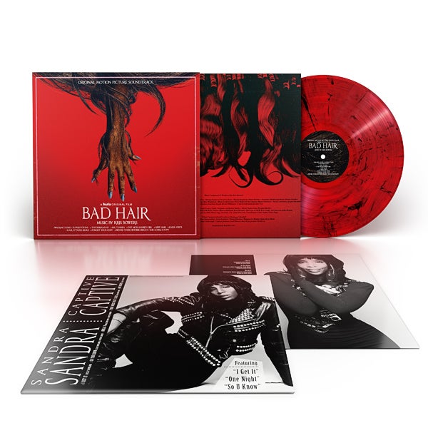 Bad Hair (Original Soundtrack) - 'Transparent Red W/ Black Hair