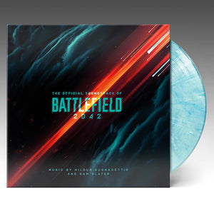 Battlefield 2042 'Rising Tides' (Blue W/ White Burst) Vinyl - Hildur Guðnadóttir & Sam Slater