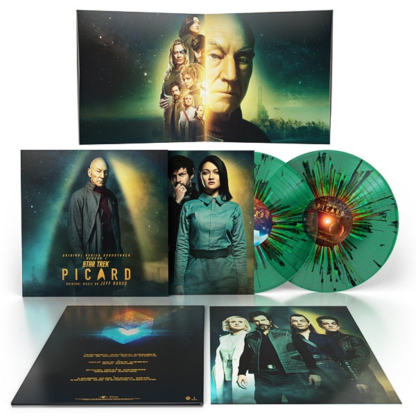 Star Trek Picard  (Original Series Soundtrack) - 'Transparent Green W/ Splatter' Vinyl - Jeff Russo