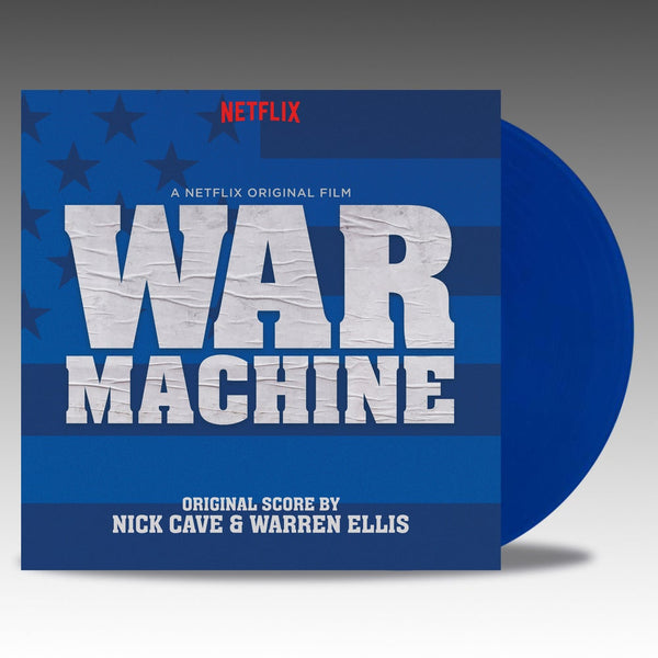 War Machine (Original Score) 2 x LP 'Blue Vinyl' - Nick Cave And Warren Ellis