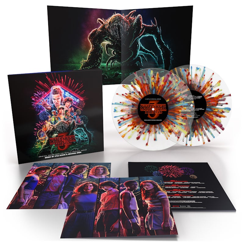 Stranger Things Season Three 'Fireworks Splatter' Vinyl - Kyle